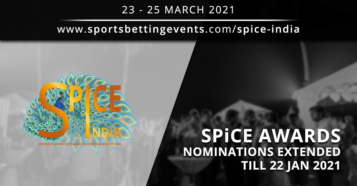 SPiCE AWARDS: iGaming Conference Exhibition Nominations Extended Till 22 Jan 2021