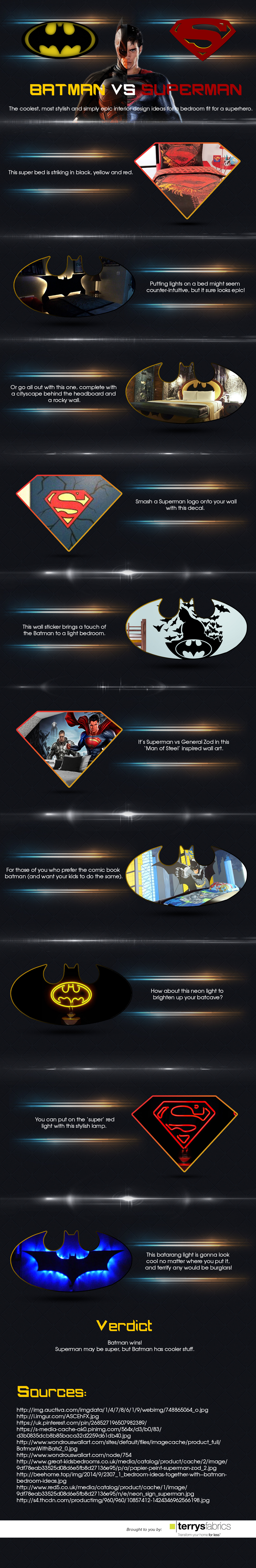 Batman VS. Superman - Super Hero Interior Design Ideas For Your Home