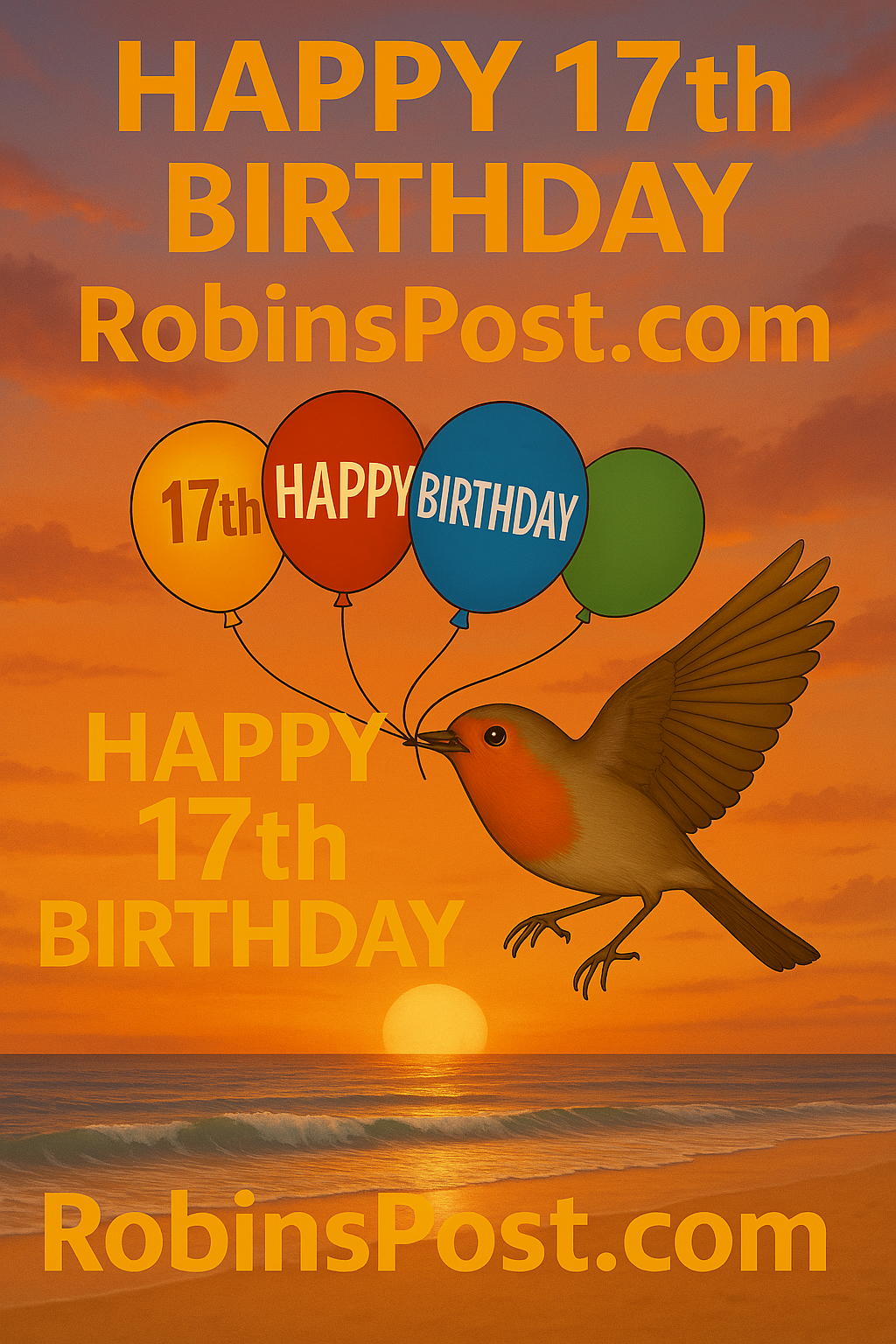 17th Birthday RobinsPost