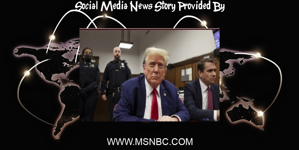 Social Media News: Did Trump violate gag order with social media post he then deleted? - MSNBC