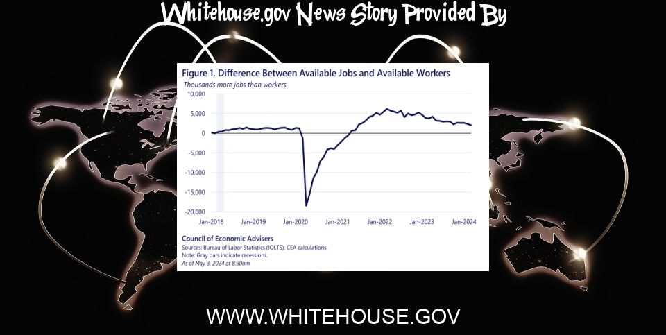 White House News: The April 2024 Jobs Report: What’s cooler than being cool? Steady, stable growth. | CEA - The White House