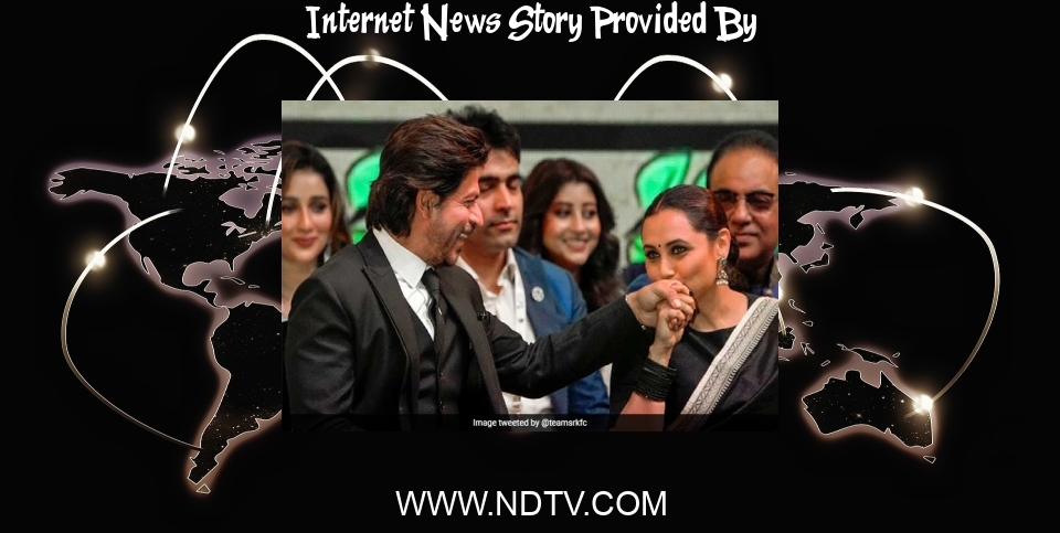 Internet News: KIFF 2022: The Internet Can't Get Enough Of This Shah Rukh Khan And Rani Mukerji Moment - NDTV Movies