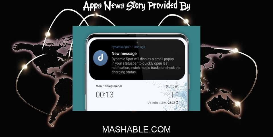 Apps News: This app brings an Apple-style Dynamic Island to Android phones - Mashable