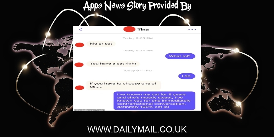 Apps News: People share their most cringeworthy exchanges on dating apps - Daily Mail