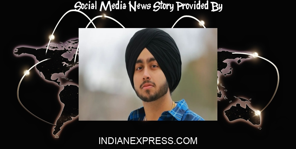 Social Media News: Who is Canada-based Punjabi singer Shubh whose India tour was cancelled after social media backlash? - The Indian Express