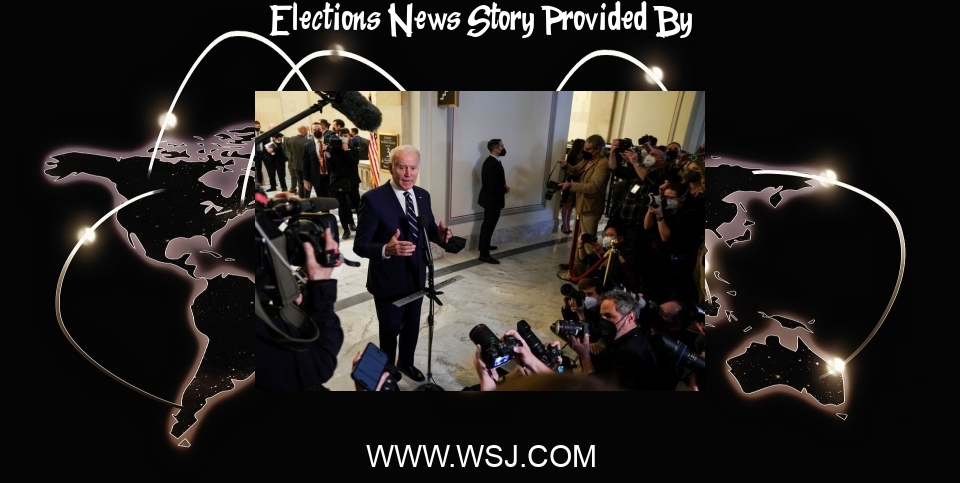 Elections News: Biden Dealt Setback on Elections Bill, Filibuster - The Wall Street Journal