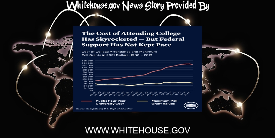 White House News: FACT SHEET: President Biden Announces Student Loan Relief for Borrowers Who Need It Most - The White House