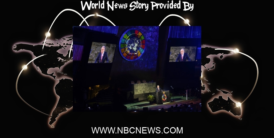 World News: The world is in 'great peril,' U.N. chief warns global leaders - NBC News