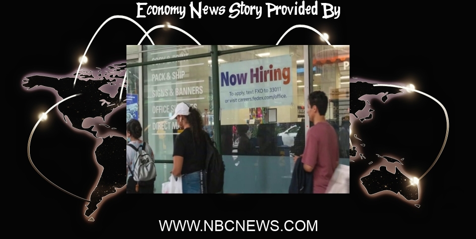 Economy News: The economy added 528,000 new jobs. Why does it still feel off? - NBC News
