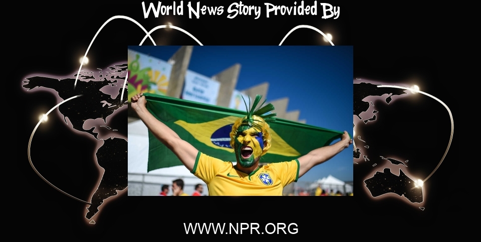 World News: As Brazil debuts at World Cup, some fans won't don iconic yellow and green shirt - NPR