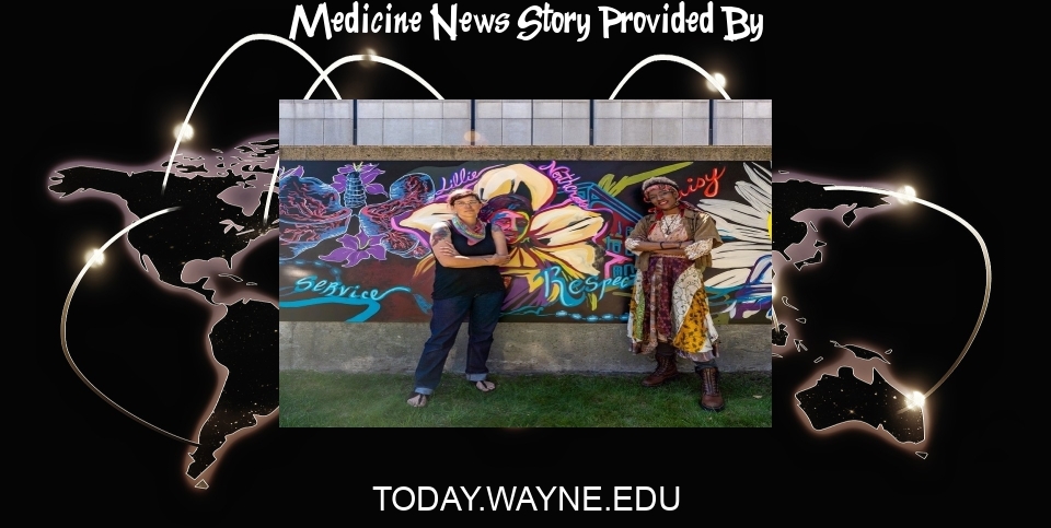 Medicine News: New mural brightens medical campus, offers history lesson - Wayne State University