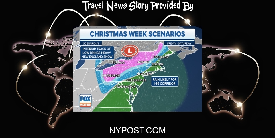 Travel News: NYC may see a White Christmas, but storm could disrupt holiday travel - New York Post