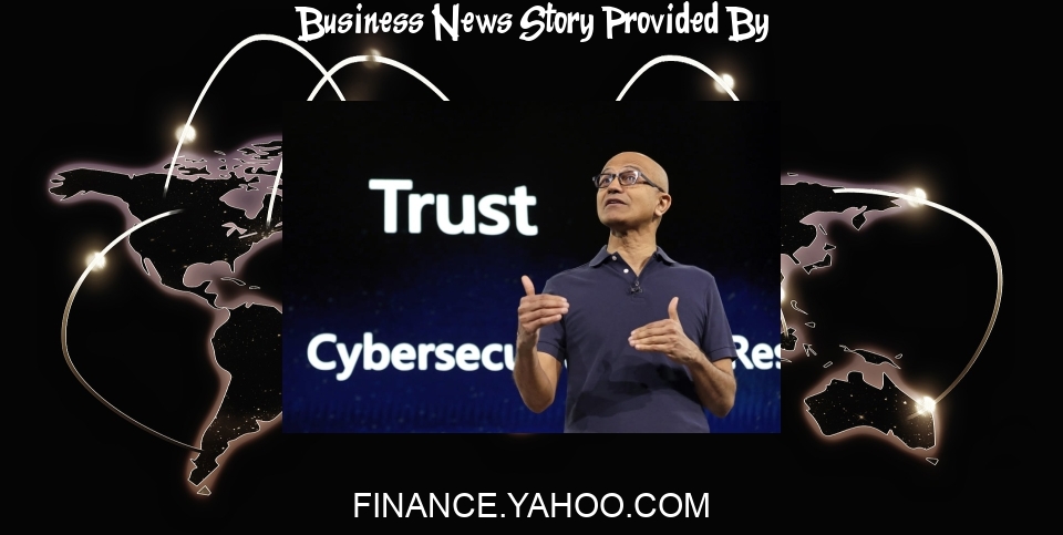 Business News: Microsoft’s security arm is now a  billion per year business - Yahoo Finance