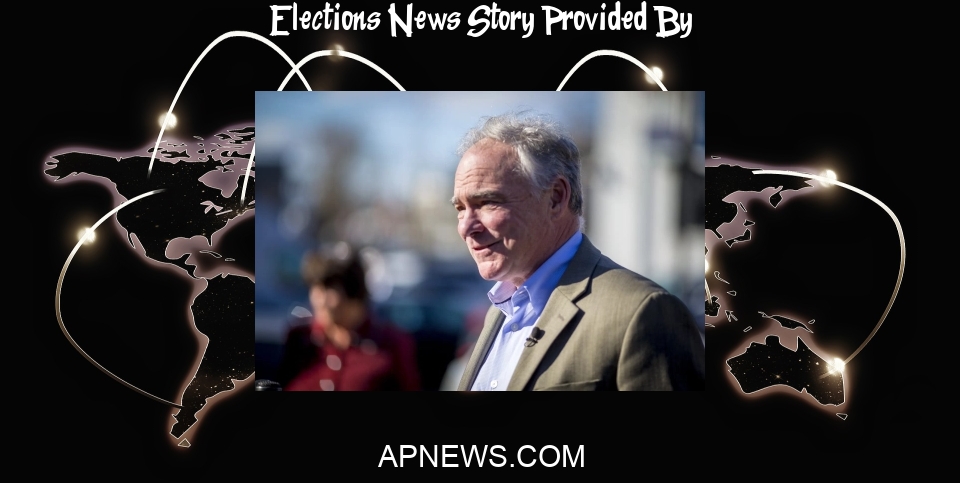 Elections News: Democratic Sen. Tim Kaine of Virginia to seek reelection - The Associated Press - en Español