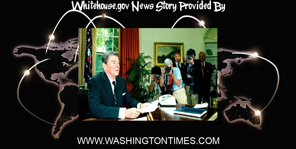 White House News: Inside the Beltway: Ronald Reagan's Labor Day proclamation from ... - Washington Times