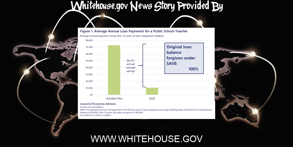 White House News: Real-World Examples of the Benefits of SAVE | CEA - The White House