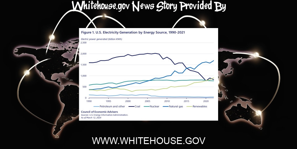 White House News: The Next Phase of Electricity Decarbonization? Planned Power Capacity is Nearly All Zero-Carbon | CEA - The White House